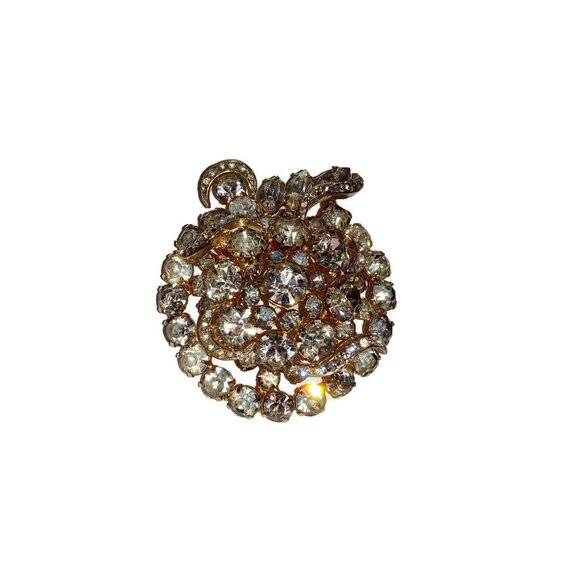 Stunning Crystal Rhinestone Brooch, Must be seen in Person. - Picture 9 of 9
